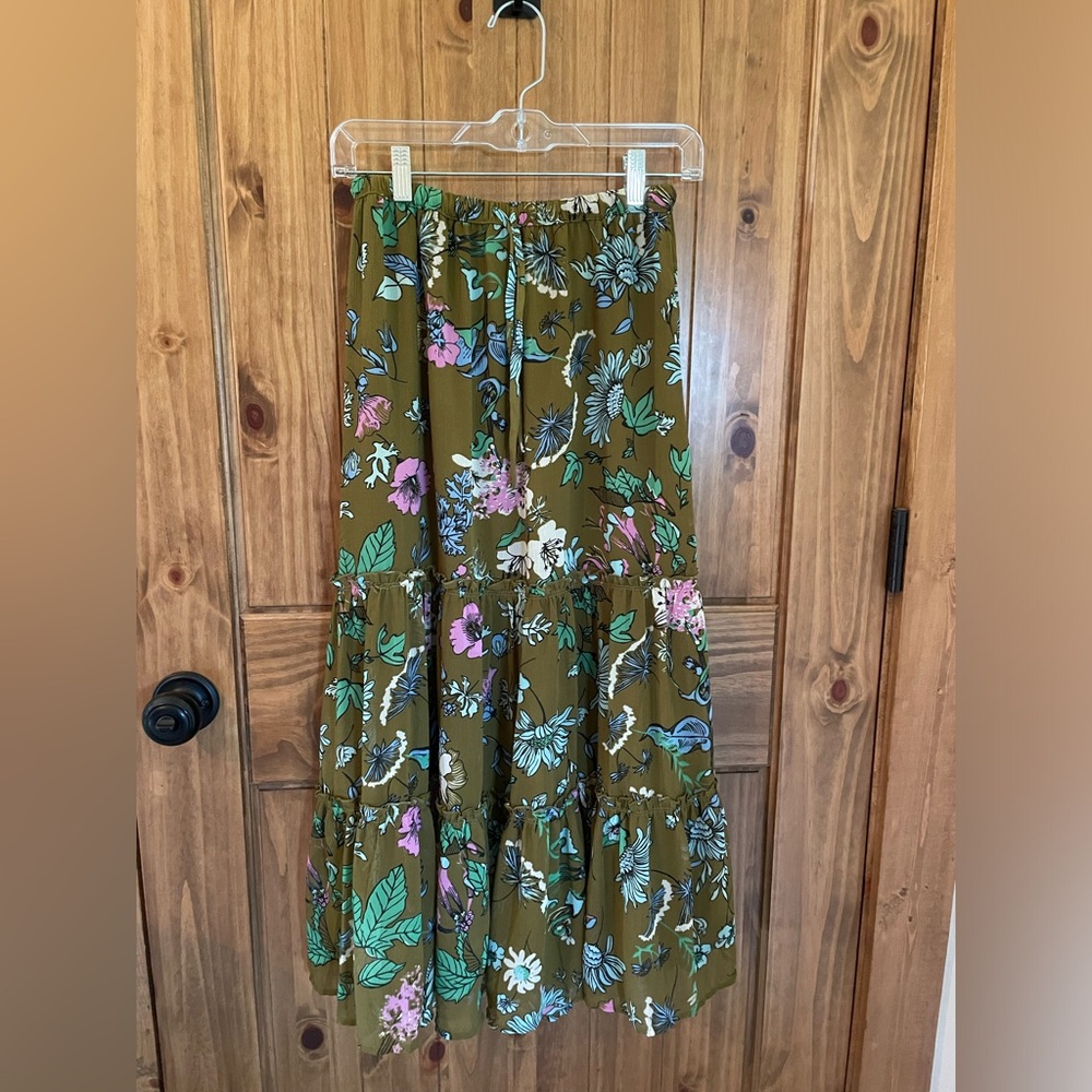 Aerie Garden Party skirt boho floral maxi skirt small petite